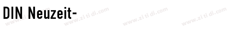 DIN Neuzeit字体转换